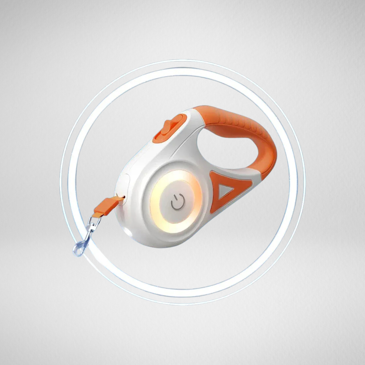 Laisse rétractable pour chien à LED