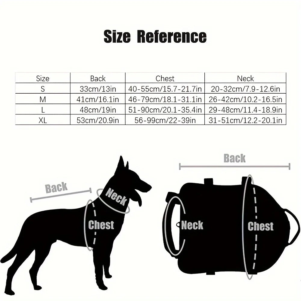 Harnais tactique pour chien