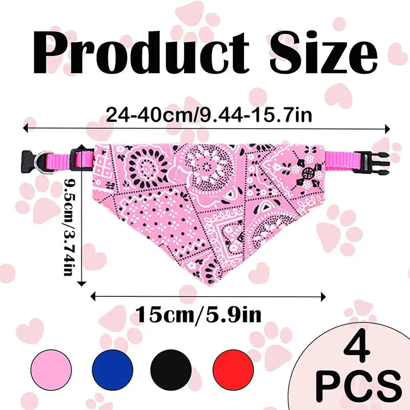 Adjustable Dog & Cat Bandana