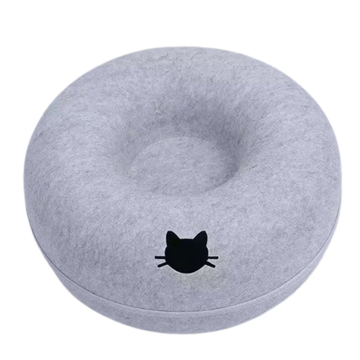 Felt Donut Cat Bed & Tunnel