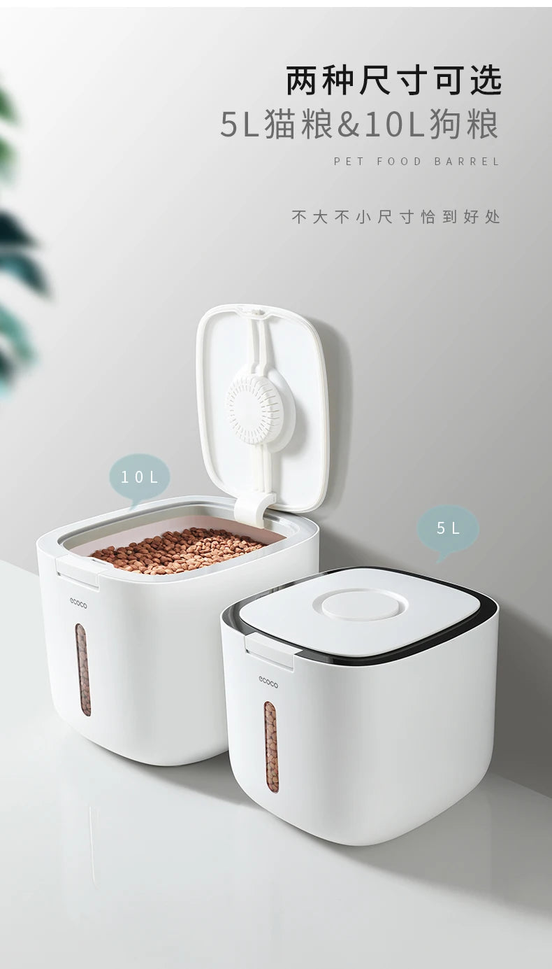 Boîte de stockage pour nourriture pour animaux