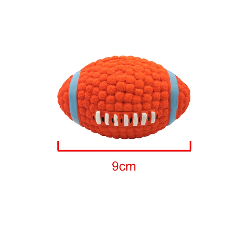 Latex Sports Ball Squeaky Dog Toy