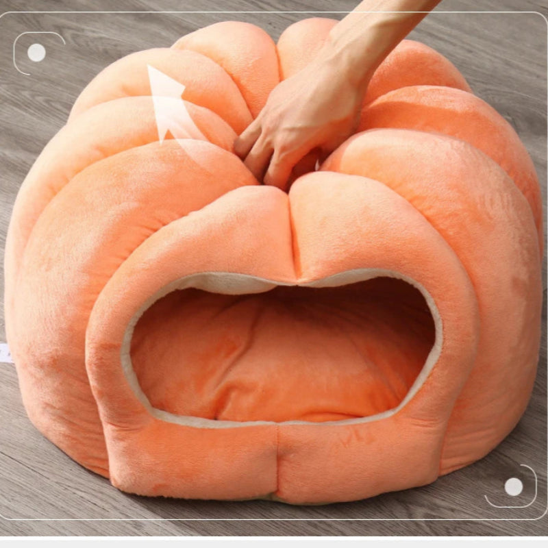 Pumpkin Warm Cat Bed