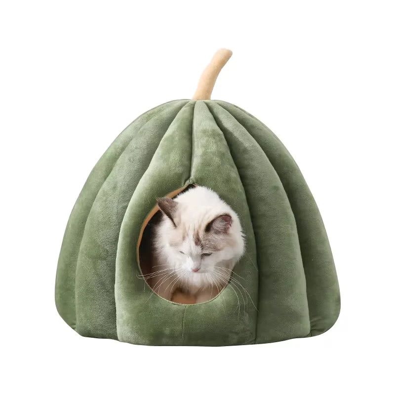 Pumpkin Warm Cat Bed