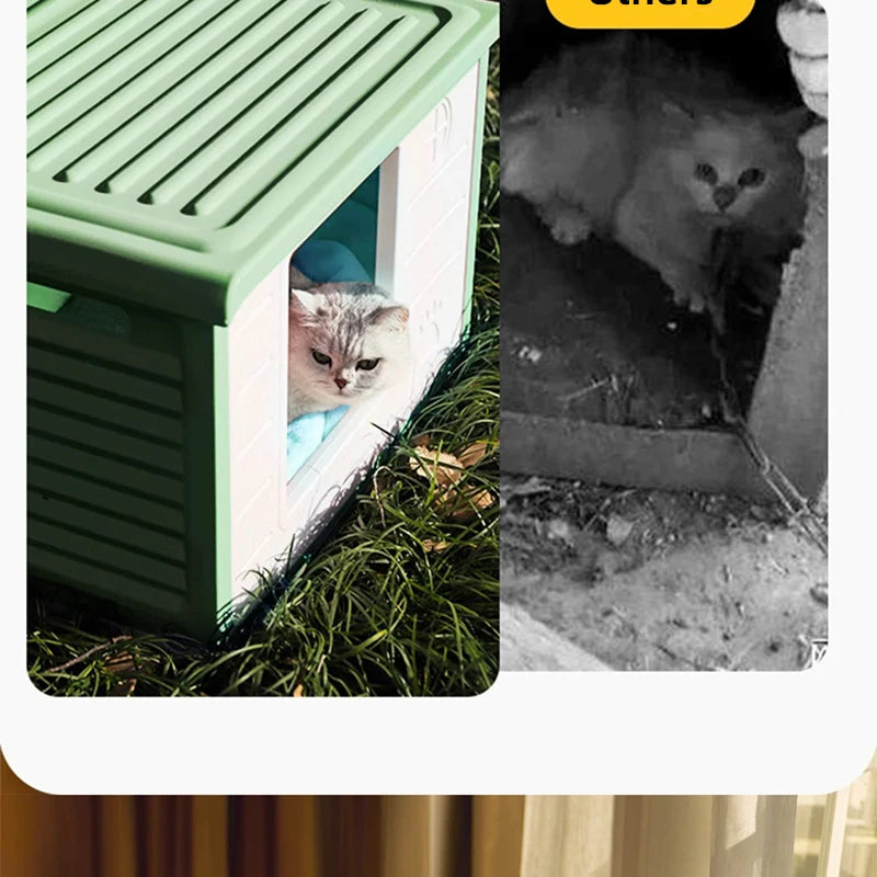 Rainproof Outdoor Cat House
