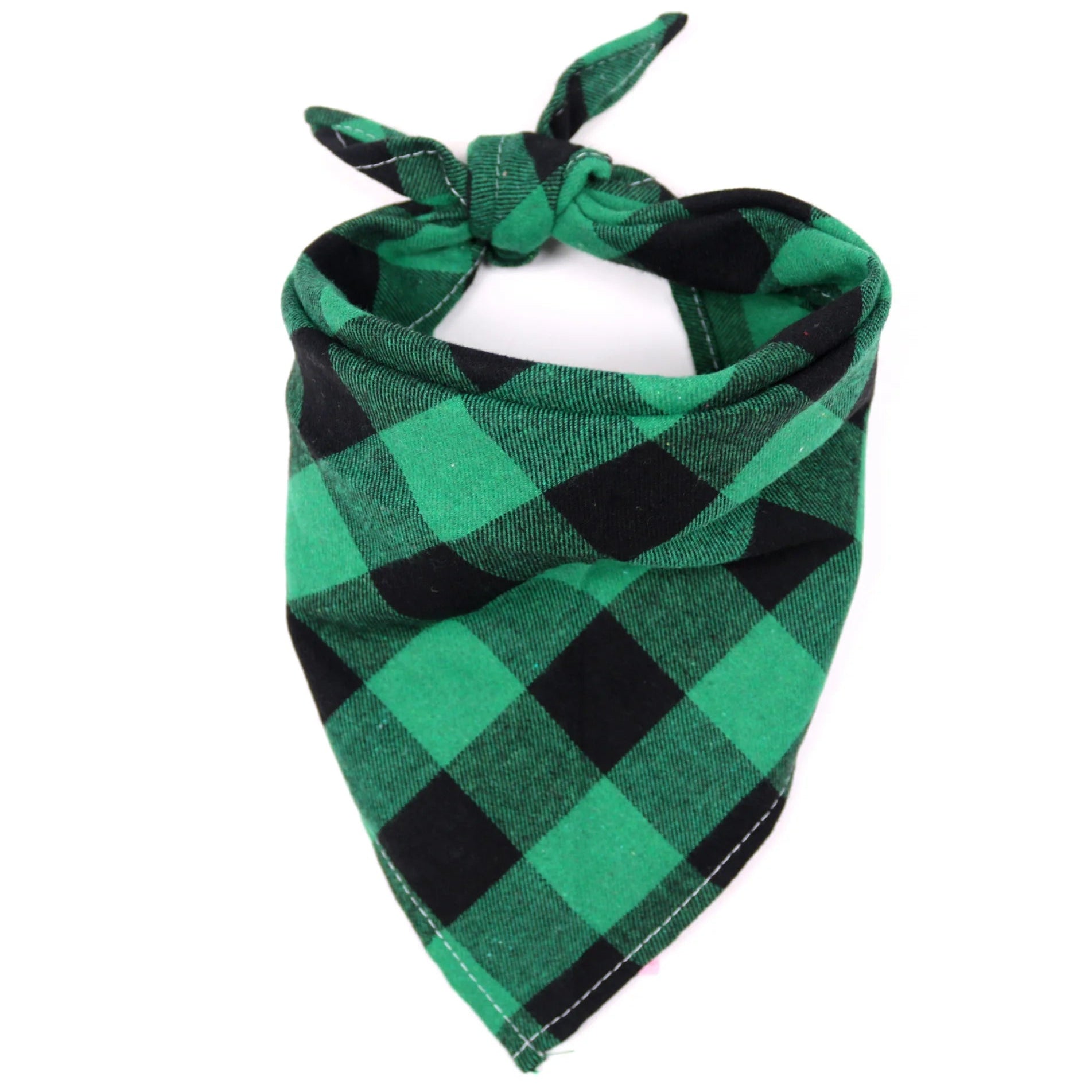 Red & Black Plaid Dog Bandana