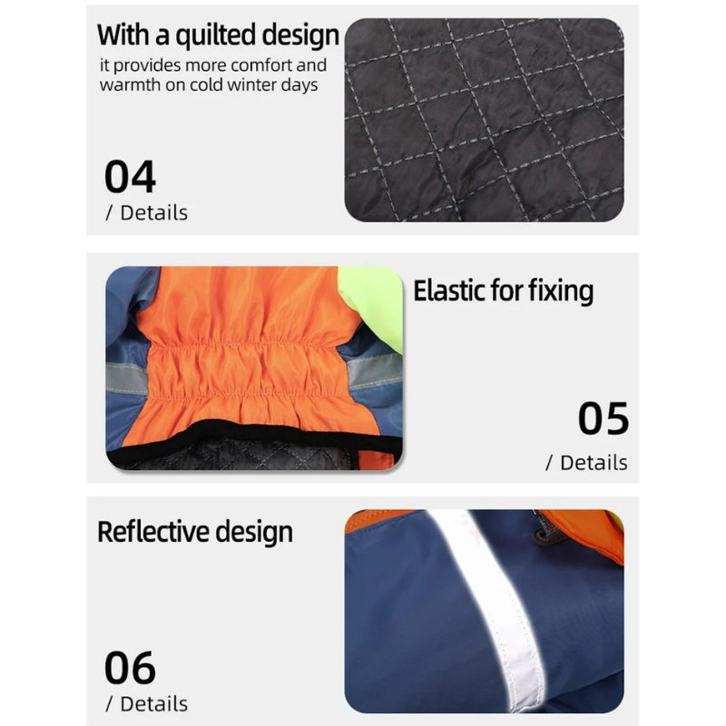 Reflective Windproof Dog Winter Jacket