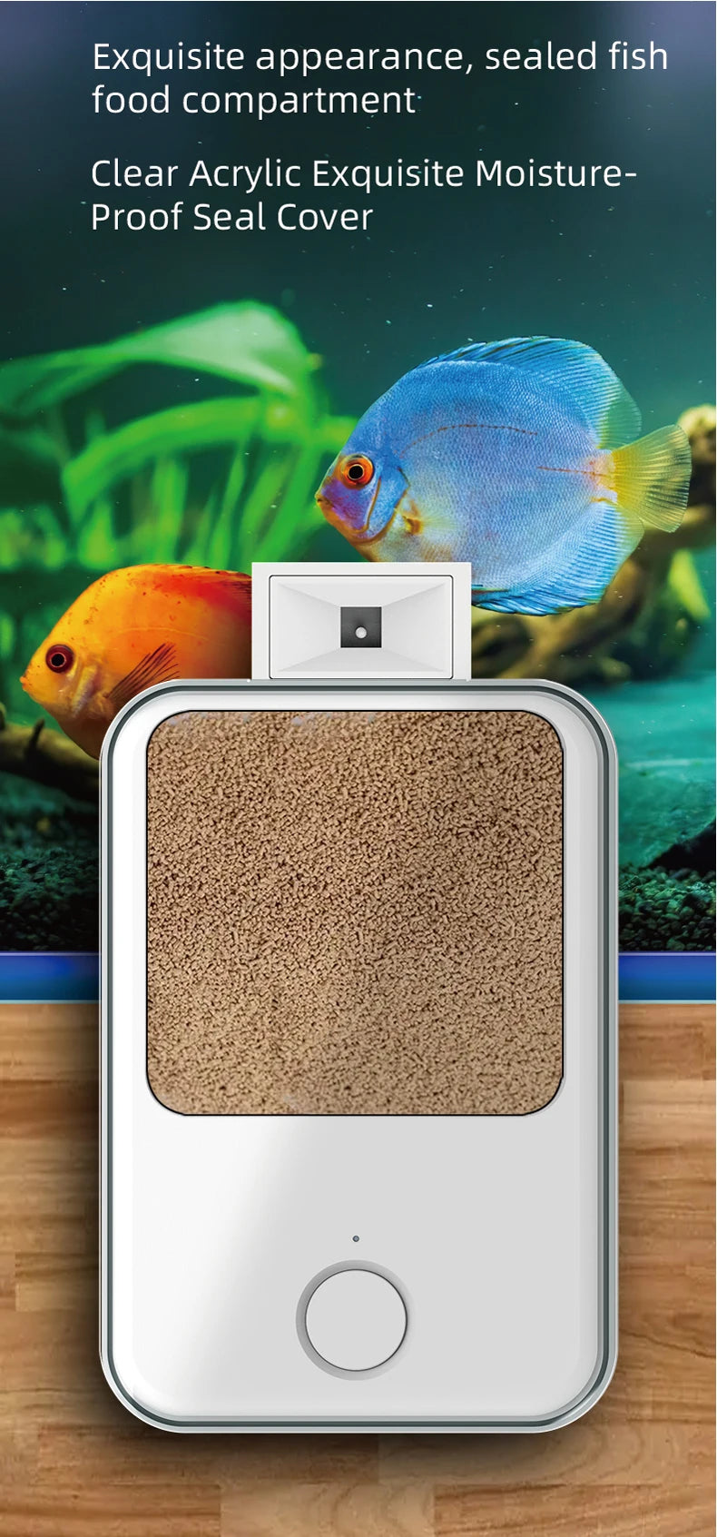 Large Capacity Fish Feeder with WIFI app