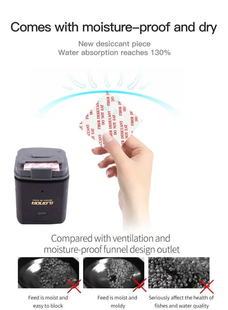 Distributeur automatique de nourriture pour aquarium