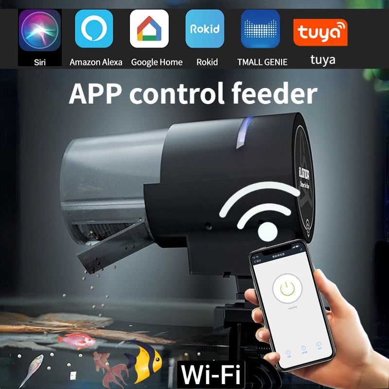Distributeur automatique de nourriture pour aquarium
