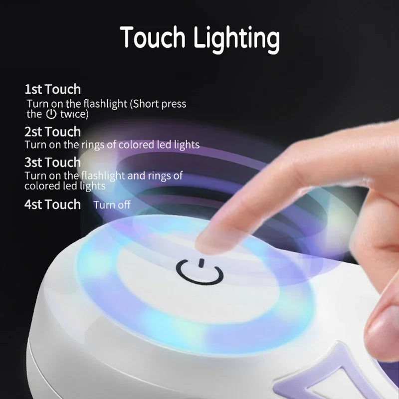 Laisse rétractable pour chien à LED
