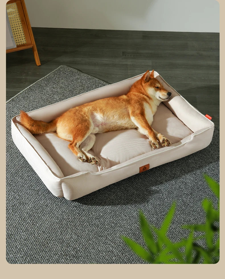 Lit orthopédique en mousse mémoire pour chien
