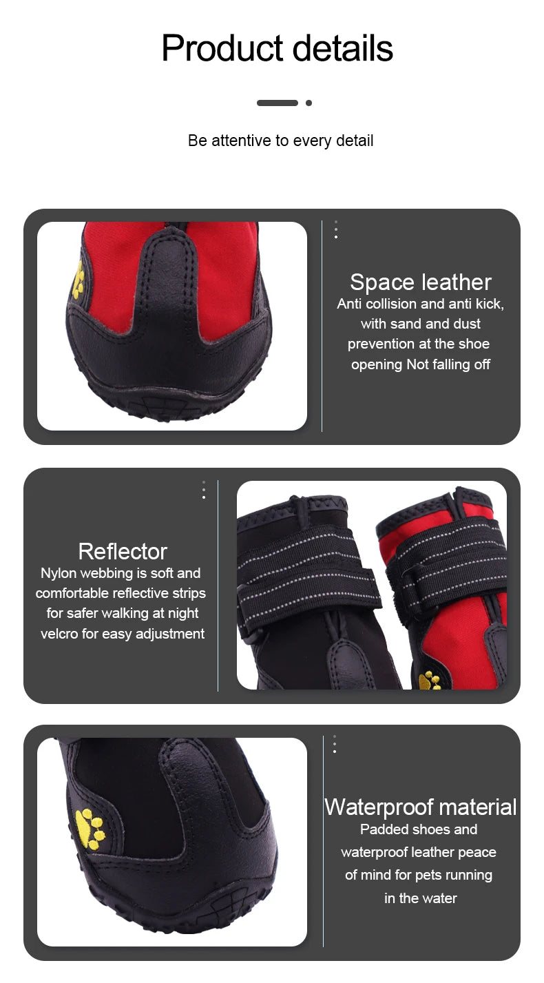 Bottes chaudes pour chien