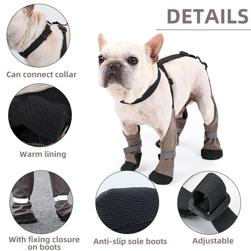 Chaussures imperméables pour chien
