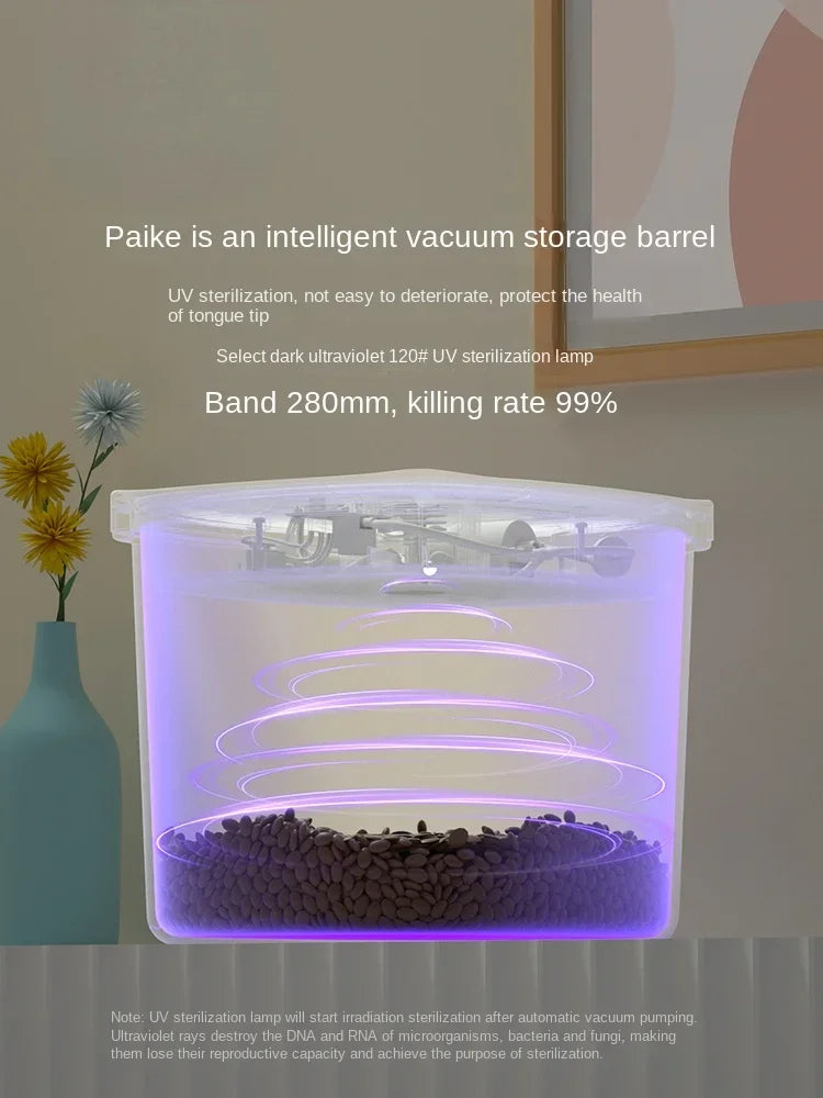 Boîte de stockage intelligente de nourriture pour animaux
