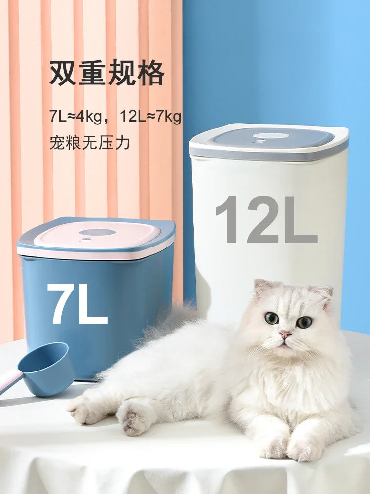Boîte de stockage intelligente de nourriture pour animaux