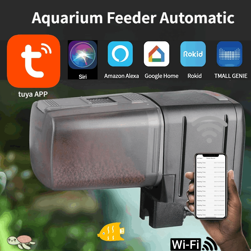 Distributeur automatique de nourriture pour aquarium