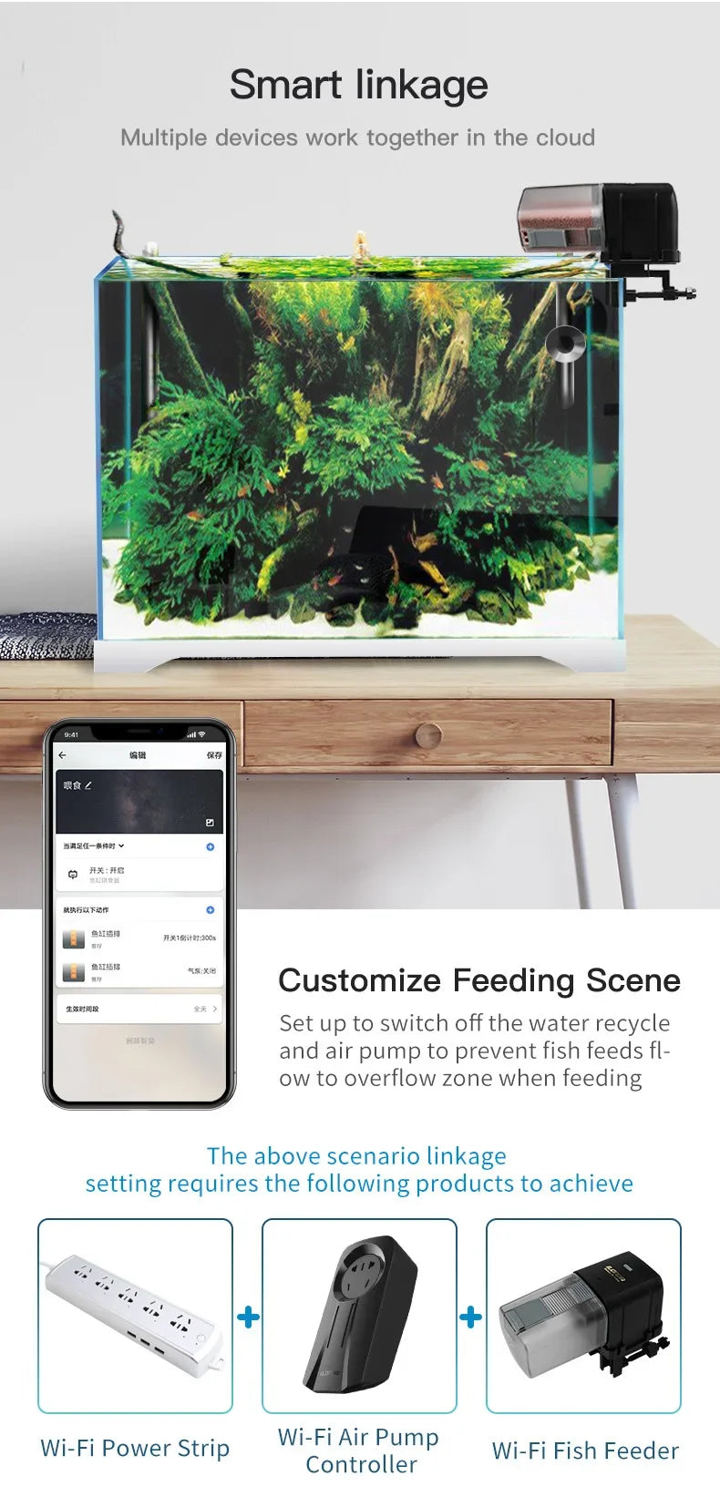 Distributeur automatique de nourriture pour aquarium