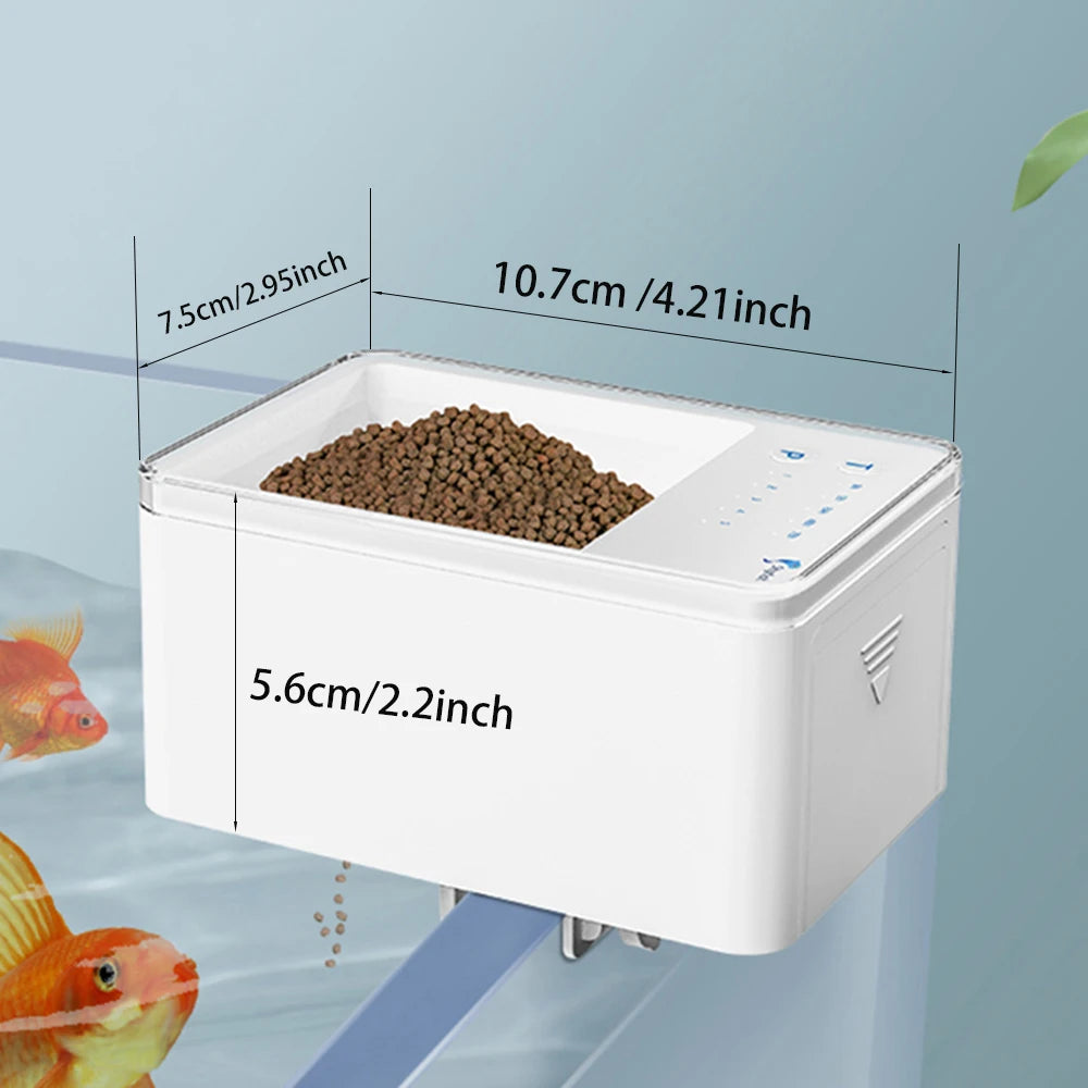 Large Capacity Fish Feeder with WIFI app