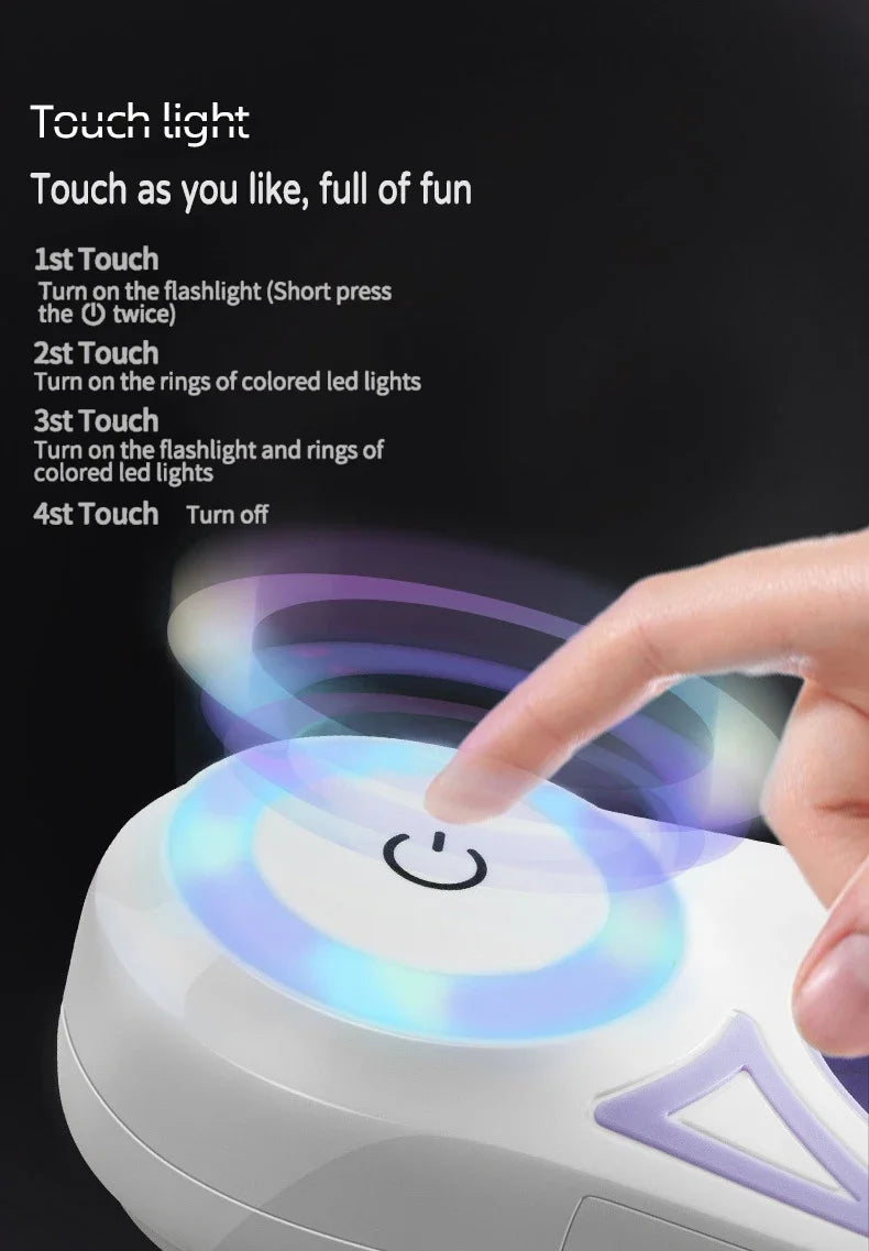 Laisse rétractable pour chien à LED
