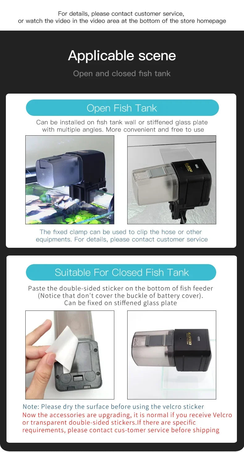 Distributeur automatique de nourriture pour aquarium
