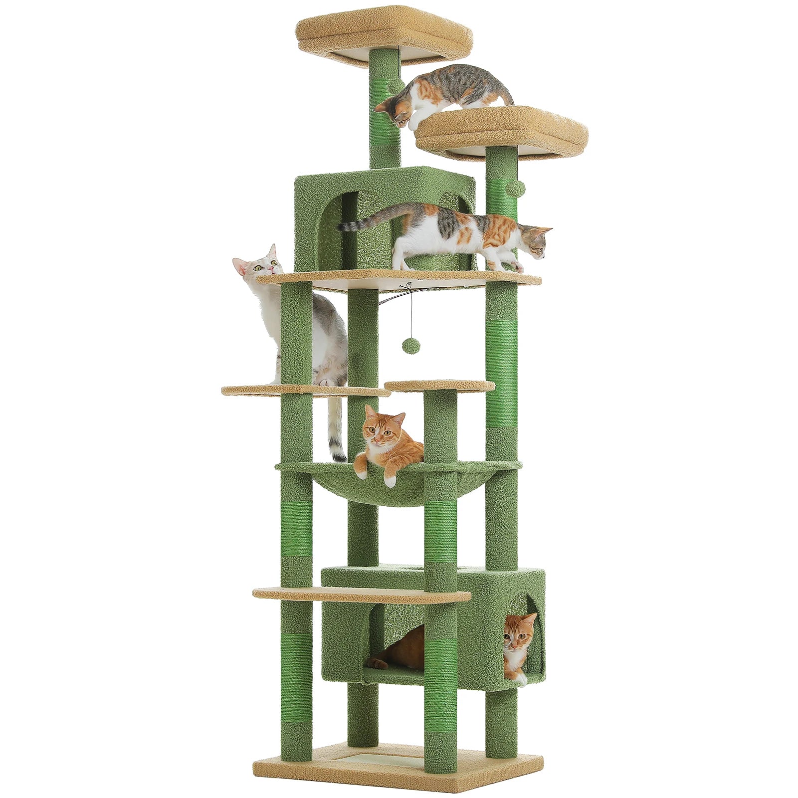 Grand arbre à chat multi-niveaux