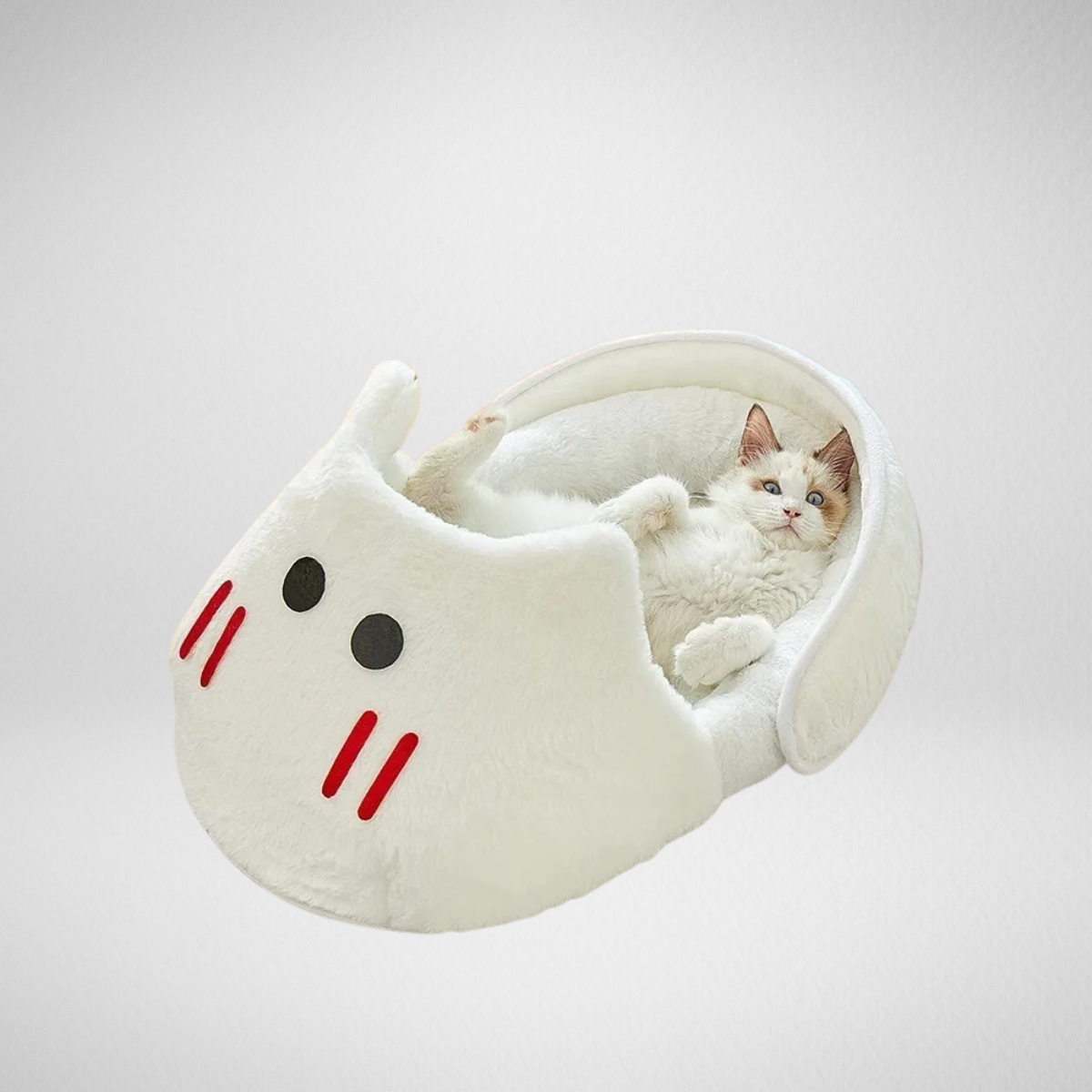 Semi-Enclosed Cat Bed Slip-On Style