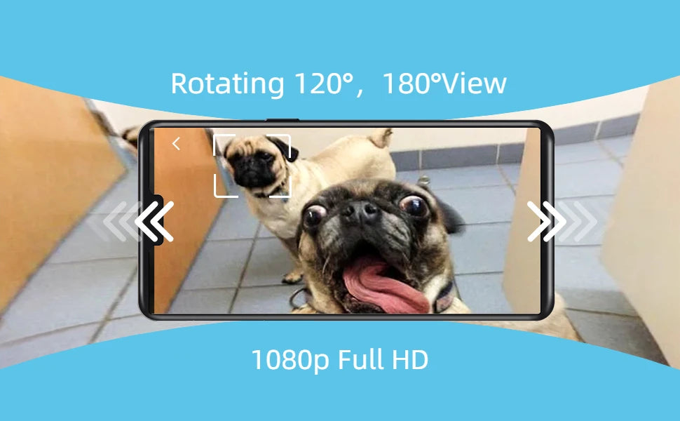 Caméra intelligente pour chien avec distributeur de friandises