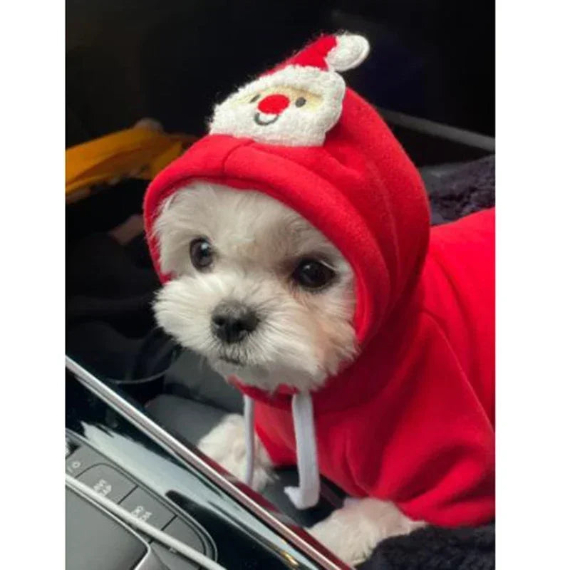 Warm Christmas Hoodie for Dogs