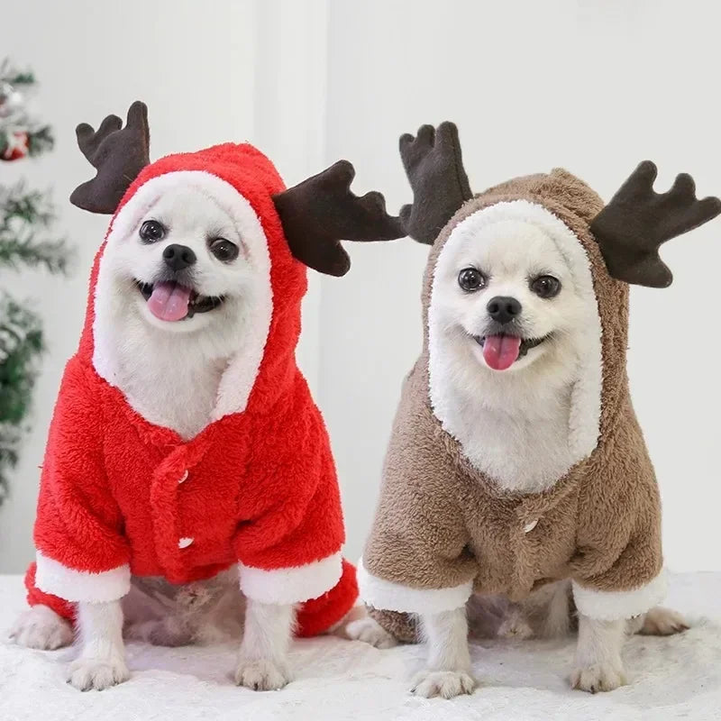 Warm Christmas Hoodie for Dogs