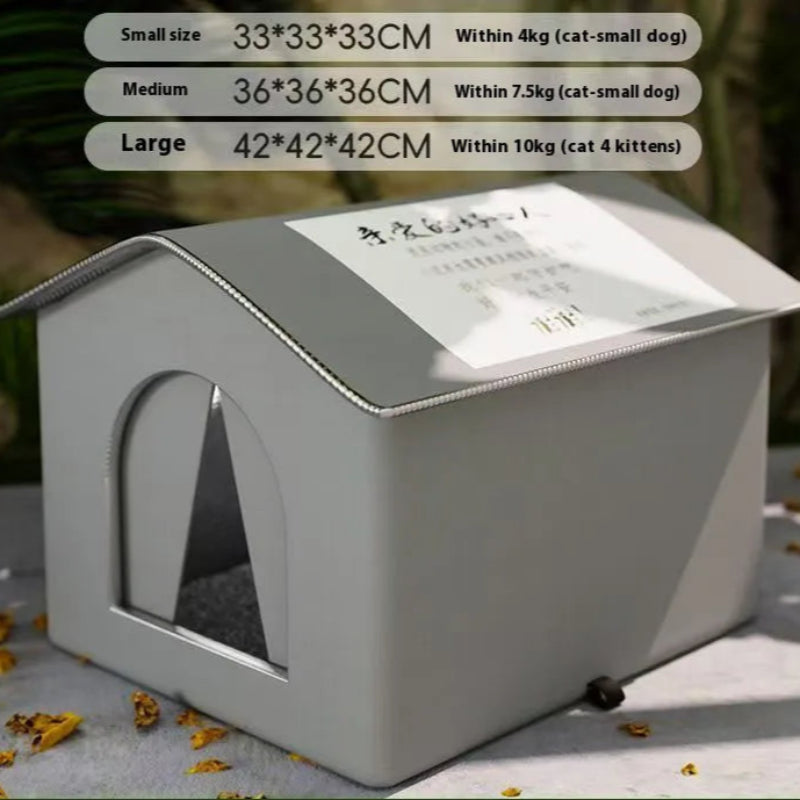 Waterproof Foldable Outdoor Cat House