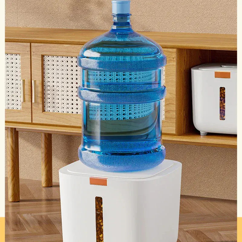 TechnuPet Smart Dog Feeder Airtight Pet Food Storage Barrel