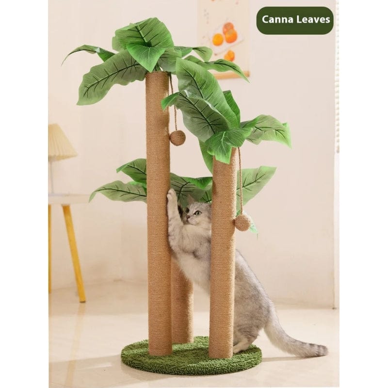 TechnuPet Cat Scratching Post Coconut Tree Cat Scratching Post