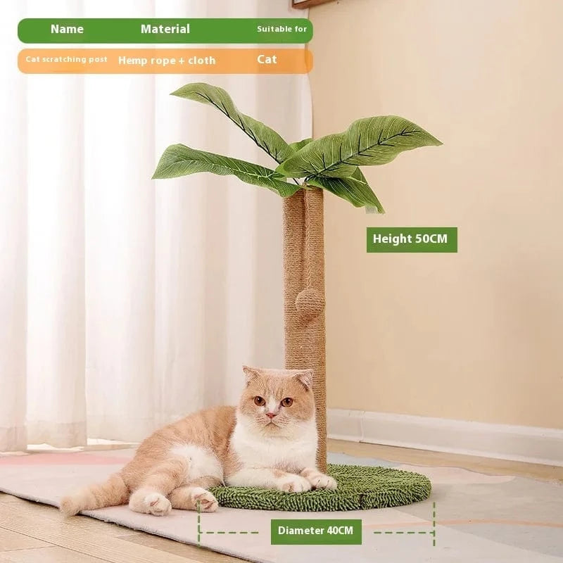 TechnuPet Cat Scratching Post Canna Single Living / 01 Coconut Tree Cat Scratching Post