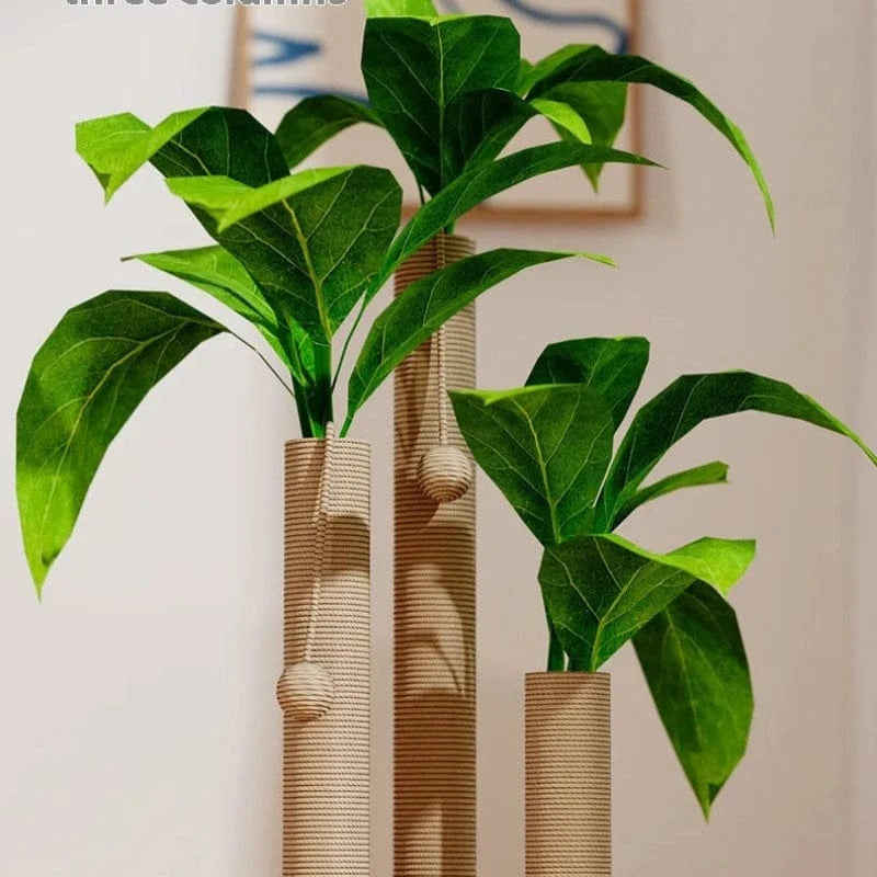 TechnuPet Cat Scratching Post Coconut Tree Cat Scratching Post