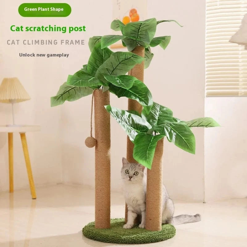 TechnuPet Cat Scratching Post Coconut Tree Cat Scratching Post