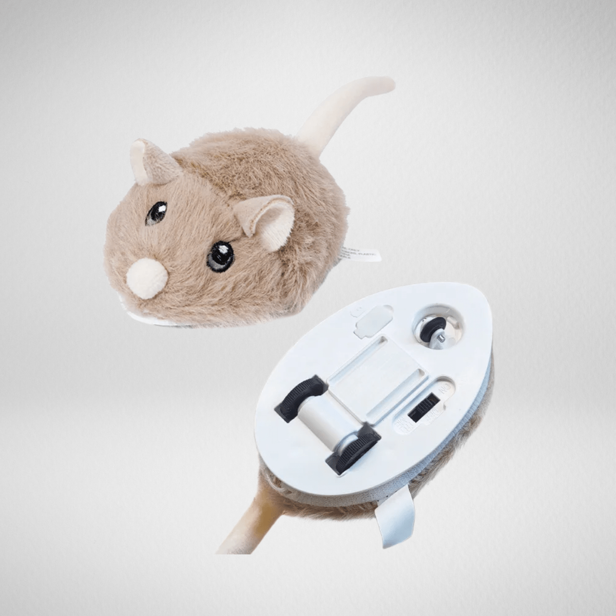 TechnuPet Smart Cat Toys Fast-Moving Electric Plush Mouse