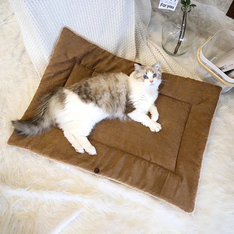 TechnuPet Cat Bed Foldable Cat Bed Mat