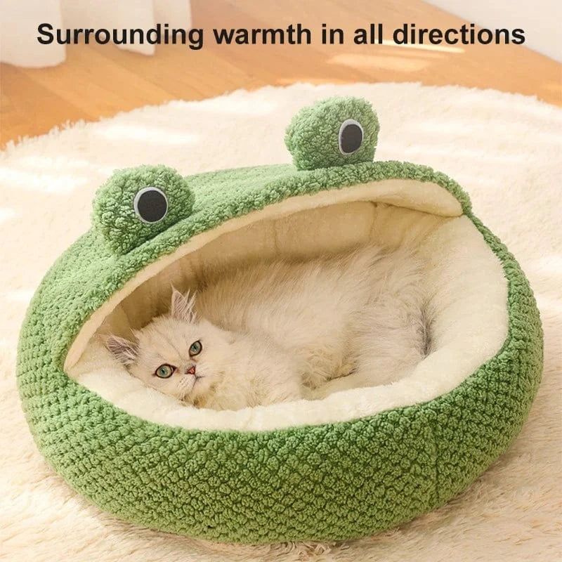 TechnuPet Cat Bed Frog Villa Cat Bed