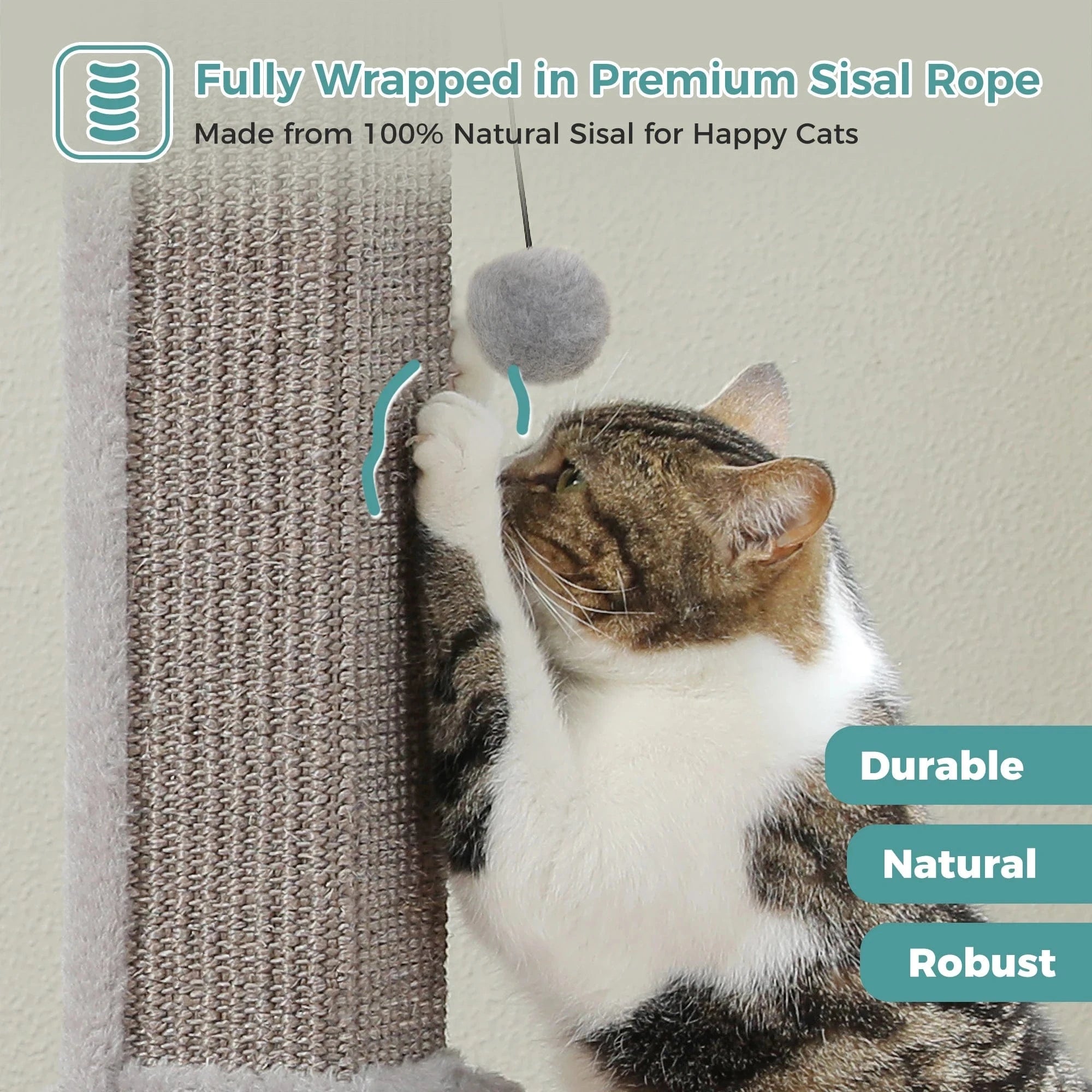 TechnuPet Cat Scratching Post Large Cat Scratching Post