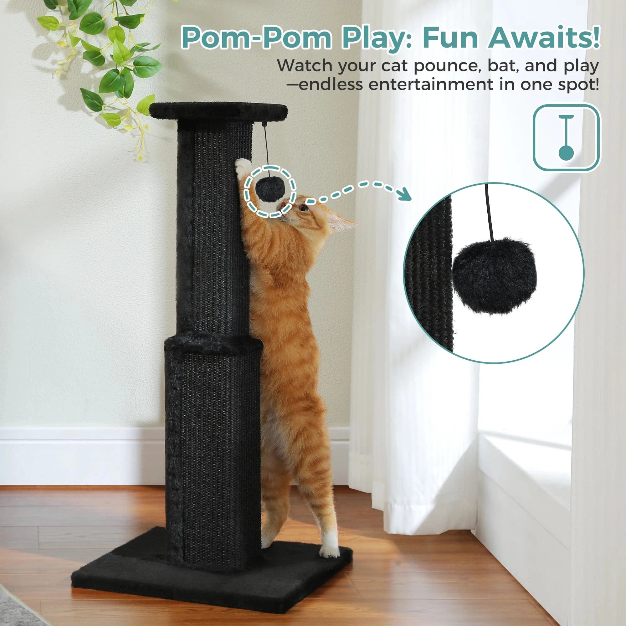 TechnuPet Cat Scratching Post Large Cat Scratching Post