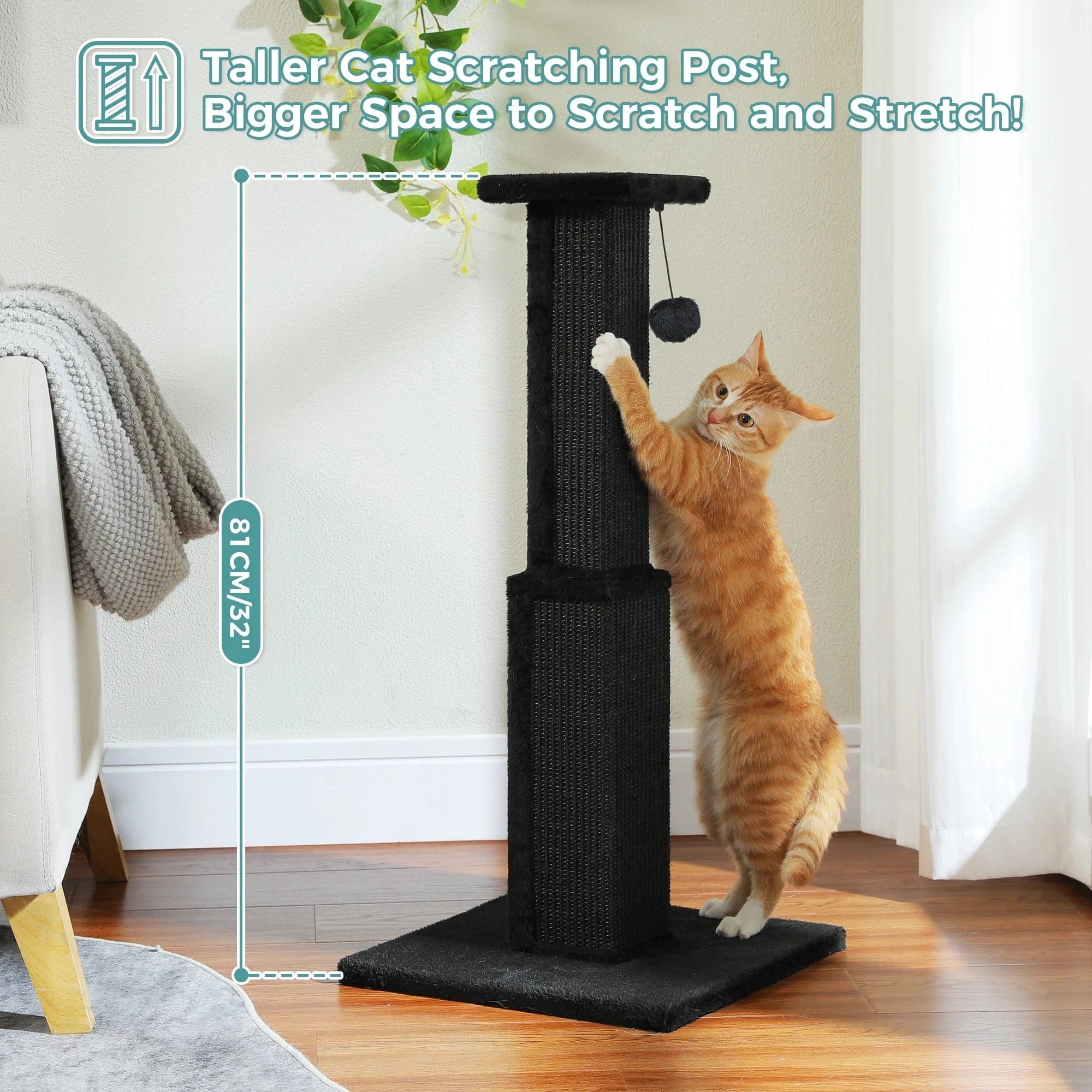 TechnuPet Cat Scratching Post Large Cat Scratching Post