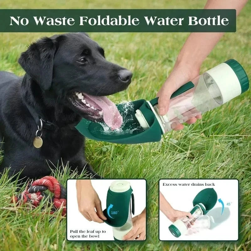 TechnuPet Smart Dog Feeder Leakproof Portable Dog Water Bottle