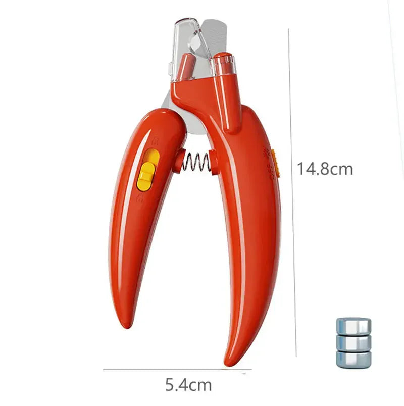 TechnuPet Cat Nail Care Red LED LED Pet Nail Clippers