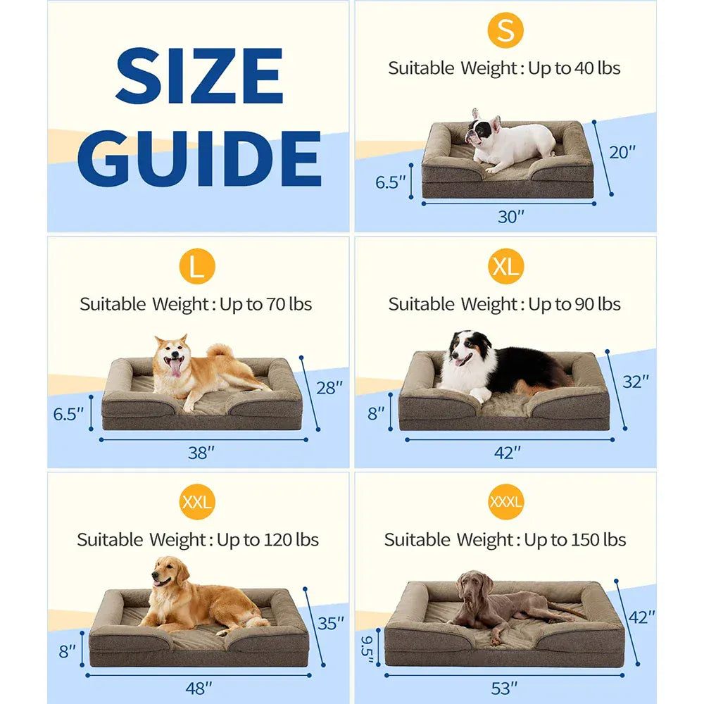 TechnuPet Dog Bed Orthopedic Small Dog Bed