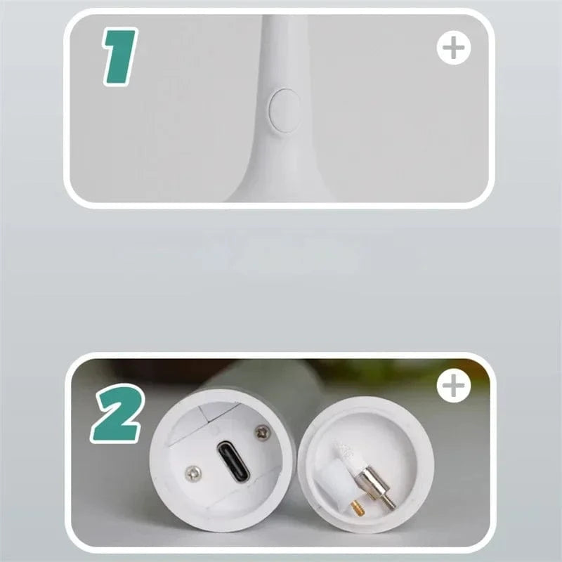 TechnuPet Dog Brush Silver Pet Electric Tooth Polisher