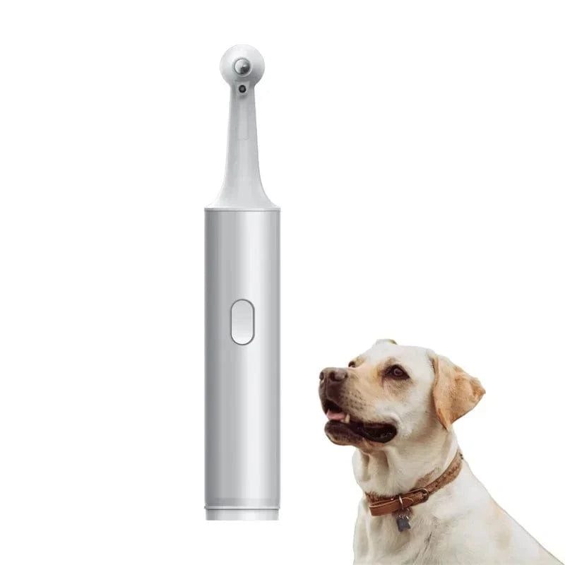 TechnuPet Dog Brush Silver Pet Electric Tooth Polisher