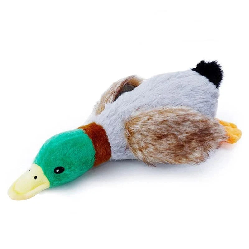 TechnuPet Dog Toys Plush Duck Squeaky Dog Toy