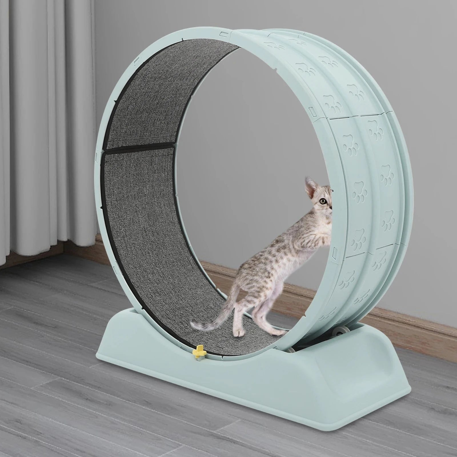 TechnuPet Smart Cat Toys Silent Cat Running Wheel Treadmill