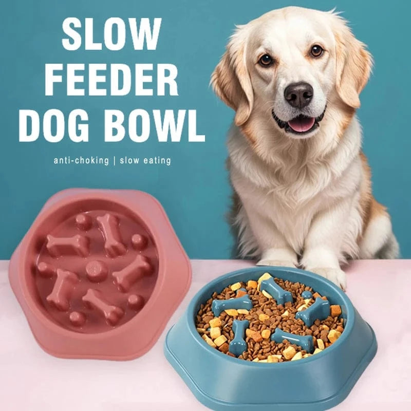 TechnuPet Dog Bowls Slow Feeder Dog Bowl